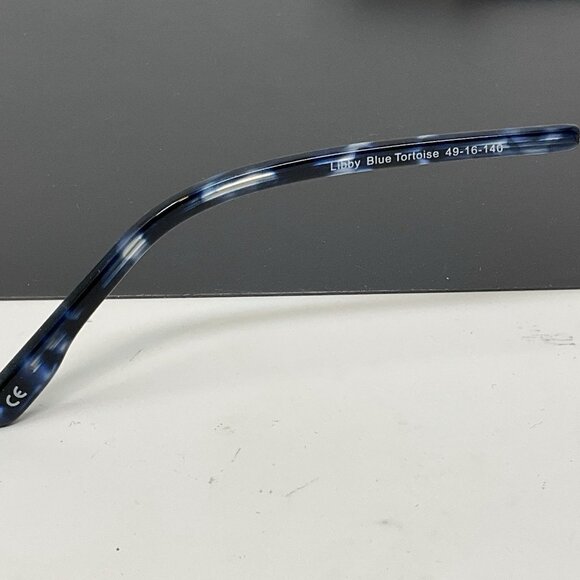 GENEVIEVE BOUTIQUE “LIBBY” Eyeglasses Frame 49-16-140 Blue Tortoise TZ62 - Picture 5 of 11